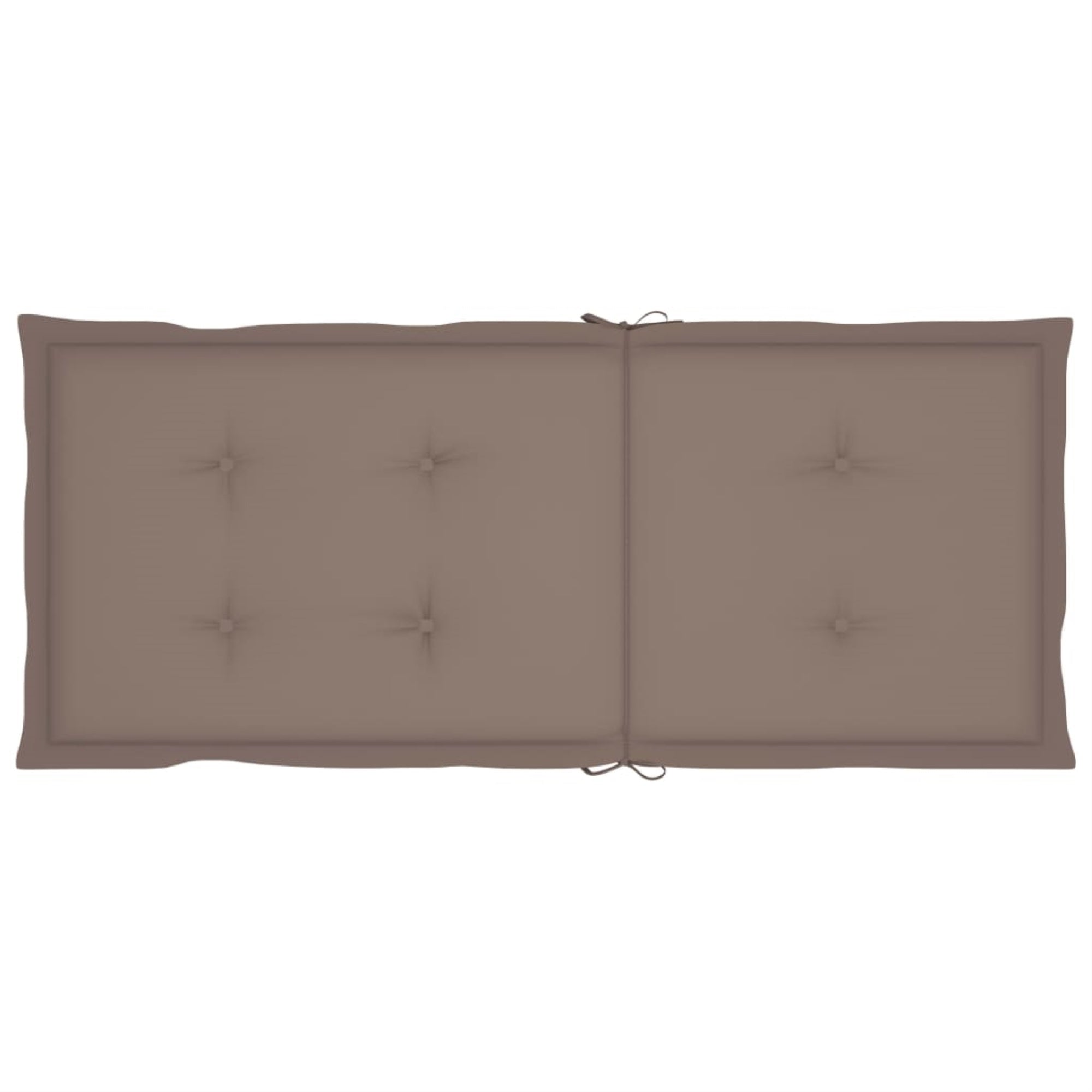 Vidaxl Garden Chair Cushions 6 Pcs Taupe 47.2'X19.7'X1.6'