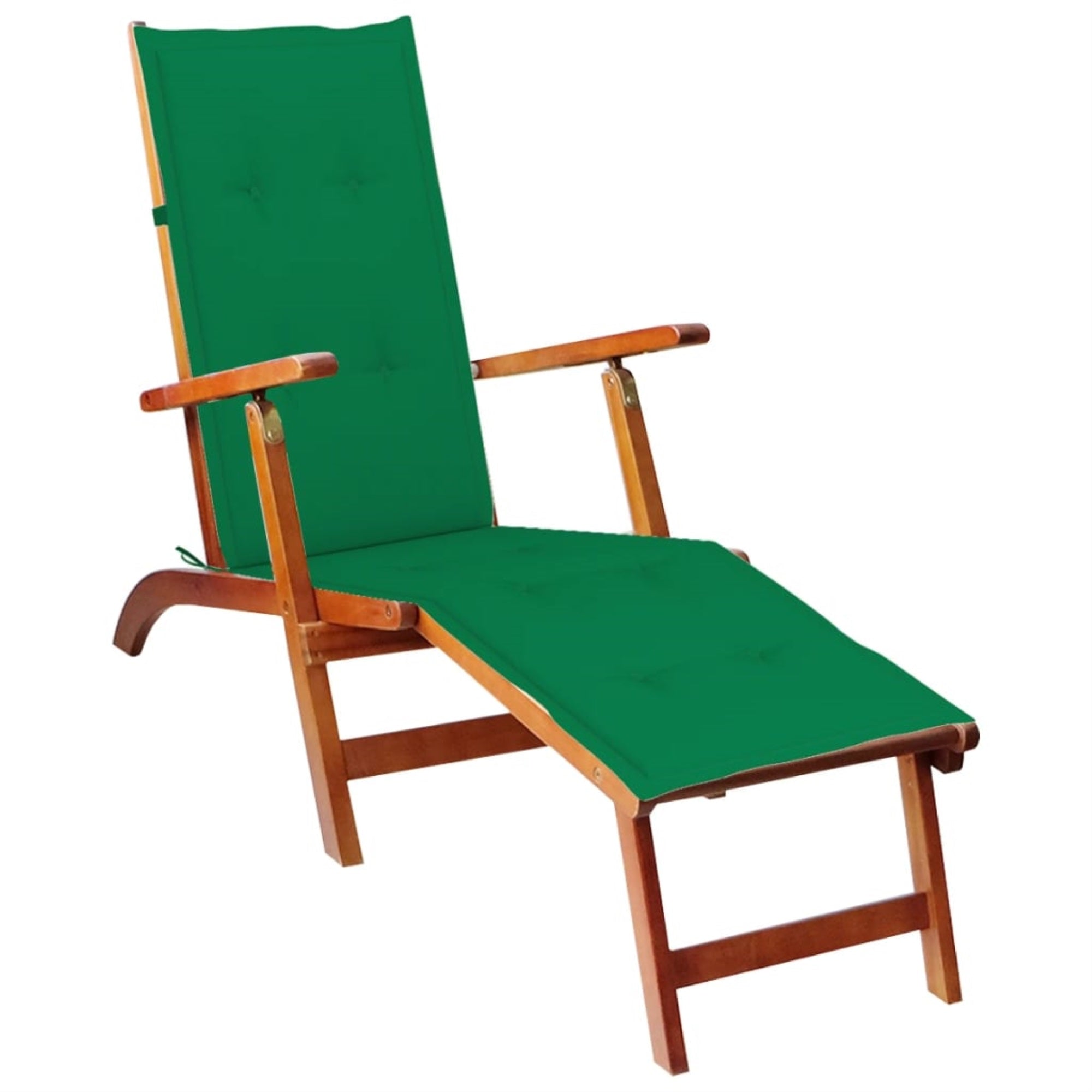 Vidaxl Deck Chair Cushion Green (29.5'+41.3')X19.7'X1.6'
