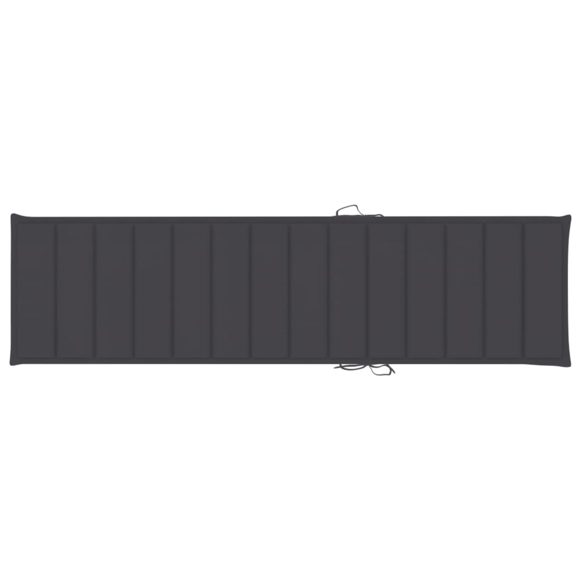Vidaxl Sun Lounger Cushion Anthracite 78.7'X19.7'X1.6' Fabric