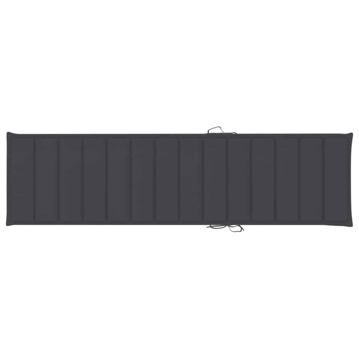 Vidaxl Sun Lounger Cushion Anthracite 78.7'X19.7'X1.6' Fabric