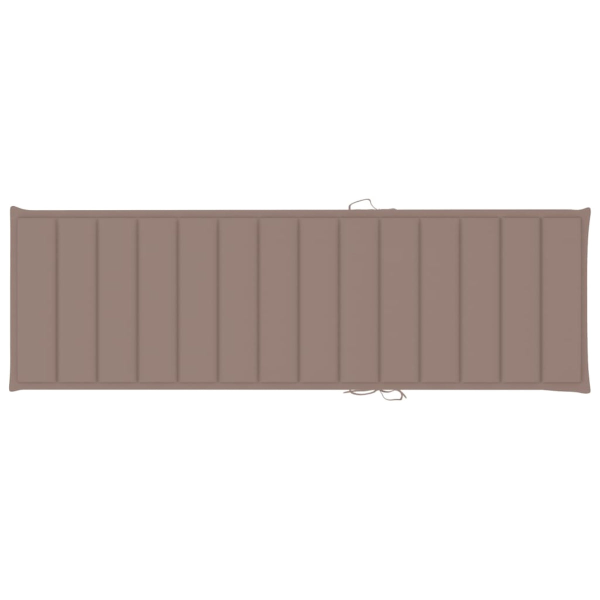 Vidaxl Sun Lounger Cushion Taupe 78.7'X23.6'X1.6' Fabric