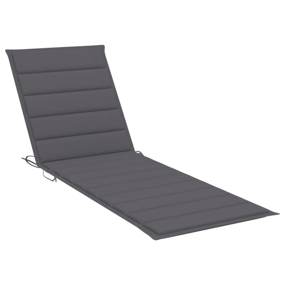 Vidaxl Sun Lounger Cushion Anthracite 78.7'X27.6'X1.6' Fabric