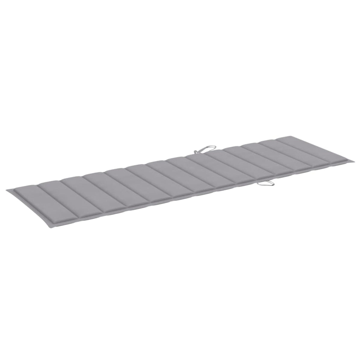 Vidaxl Sun Lounger Cushion Gray 78.7'X27.6'X1.6' Fabric