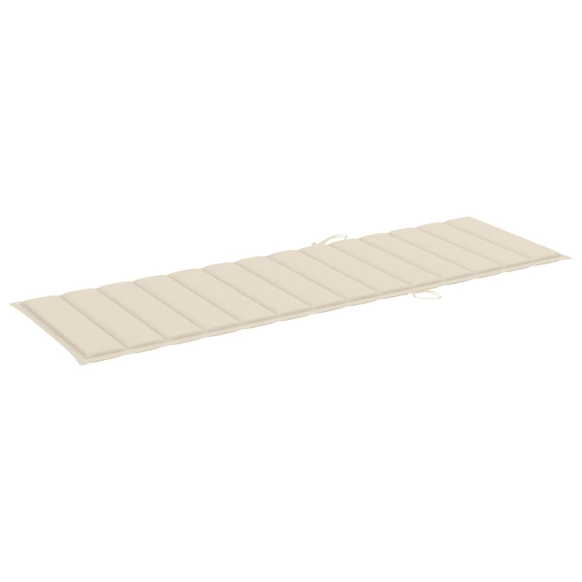 Vidaxl Sun Lounger Cushion Cream 78.7'X27.6'X1.6' Fabric