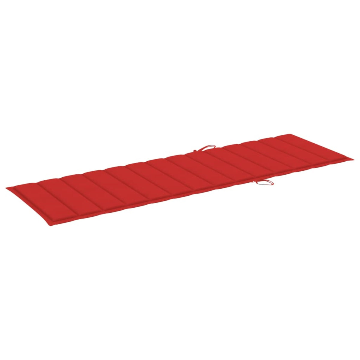 Vidaxl Sun Lounger Cushion Red 78.7'X27.6'X1.6' Fabric