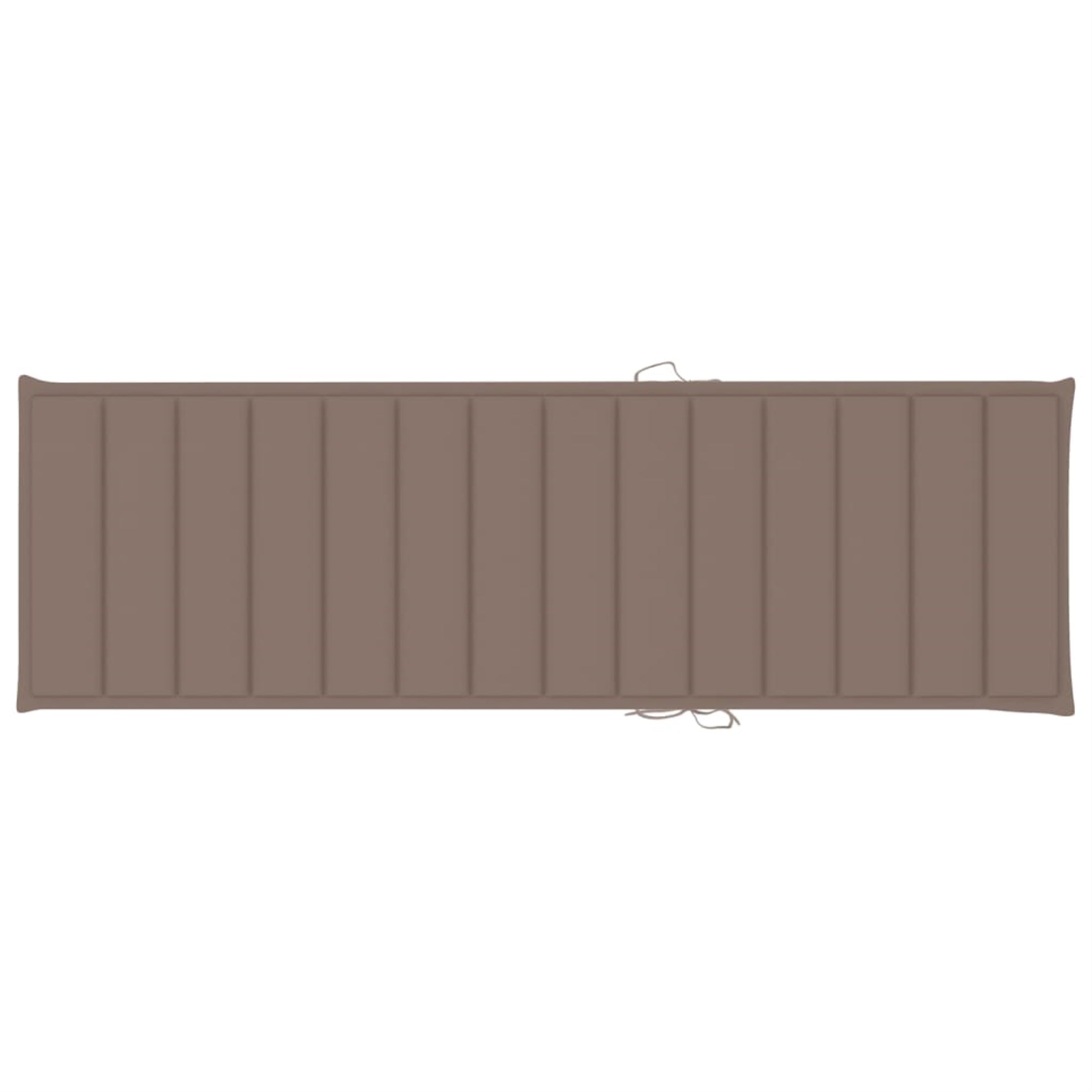 Vidaxl Sun Lounger Cushion Taupe 78.7'X27.6'X1.6' Fabric