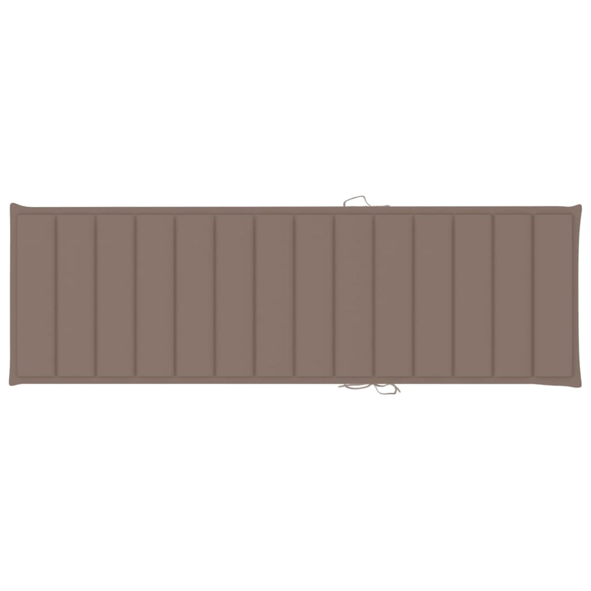 Vidaxl Sun Lounger Cushion Taupe 78.7'X27.6'X1.6' Fabric