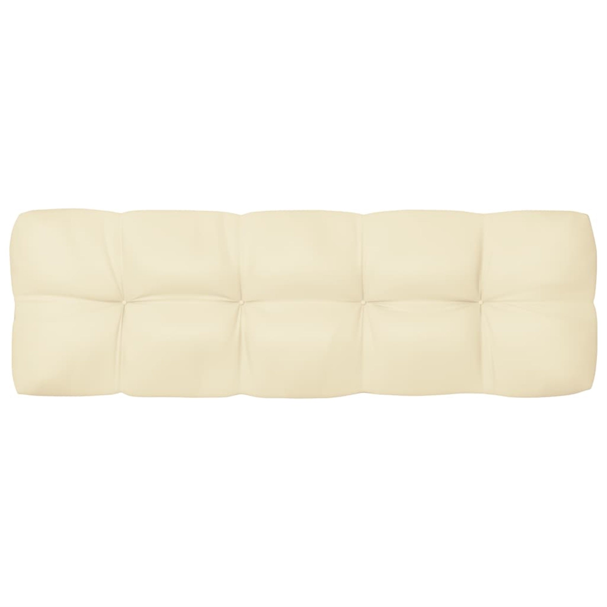 Vidaxl Pallet Sofa Cushion Cream 47.2'X15.7'X4.7'