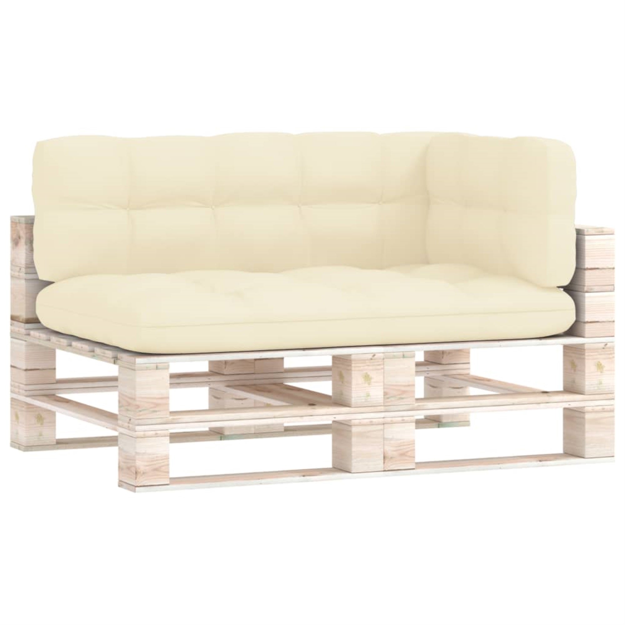 Vidaxl Pallet Sofa Cushions 3 Pcs Cream