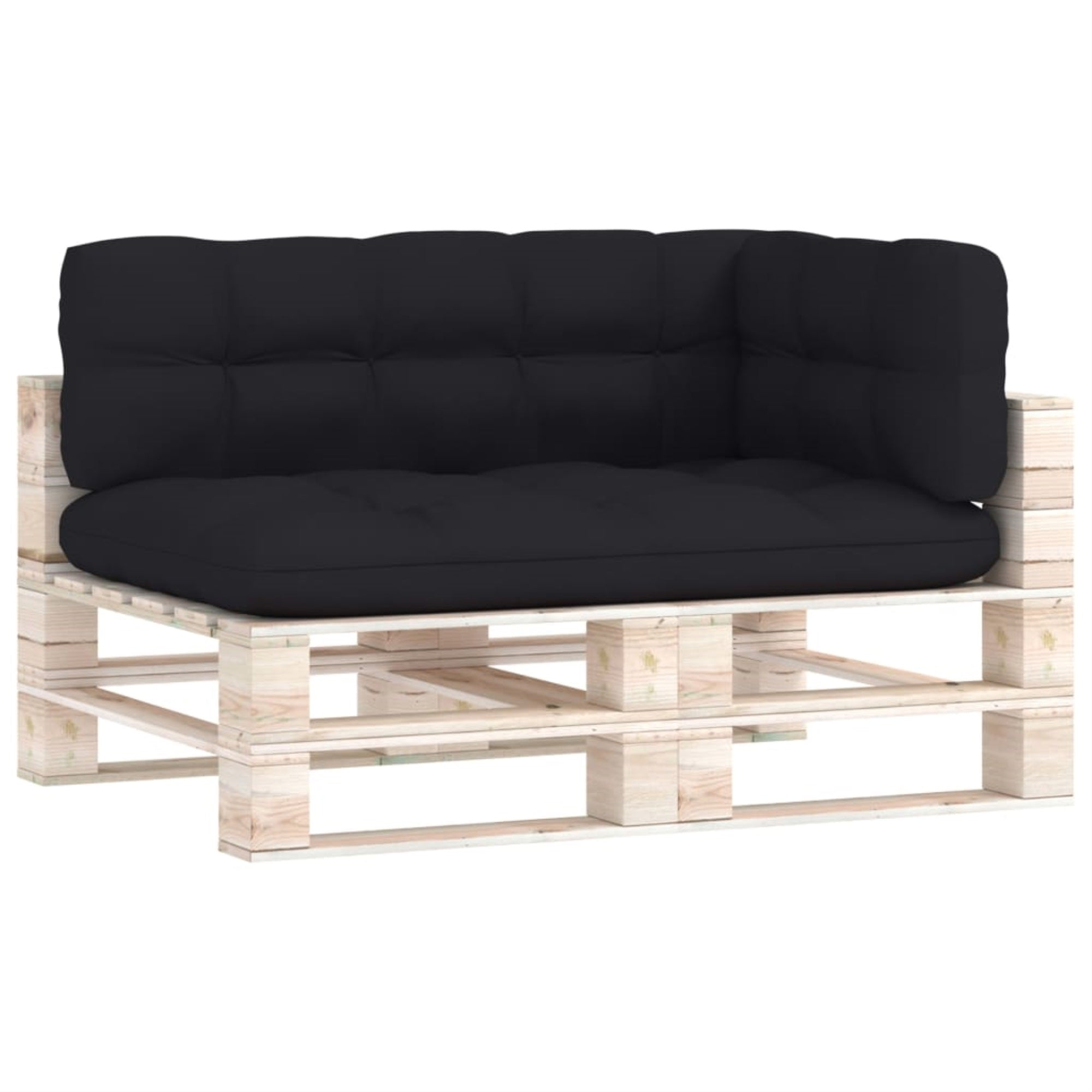 Vidaxl Pallet Sofa Cushions 3 Pcs Black