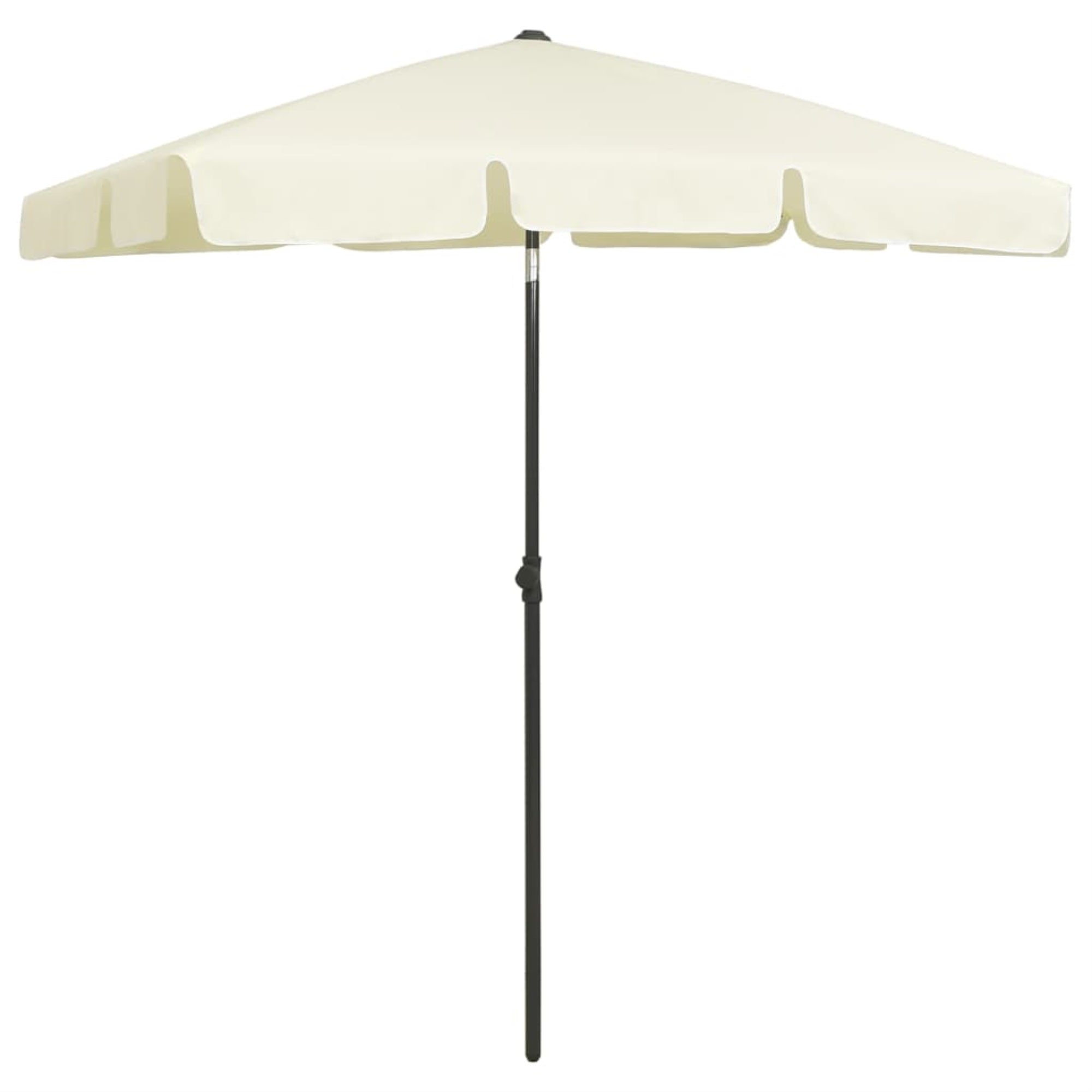 Vidaxl Beach Umbrella Sand Yellow 70.9'X47.2'