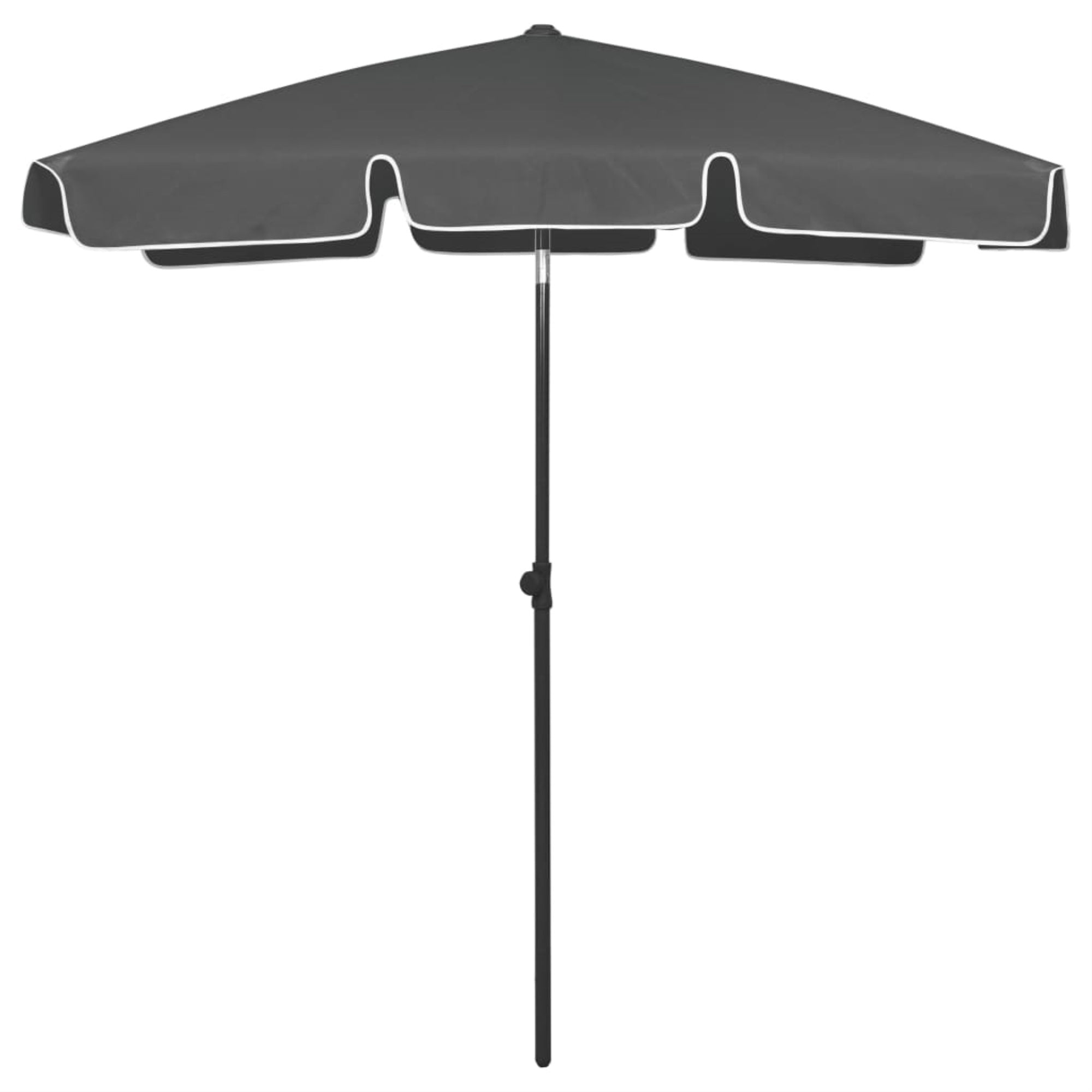 Vidaxl Beach Umbrella Anthracite 70.9'X47.2'