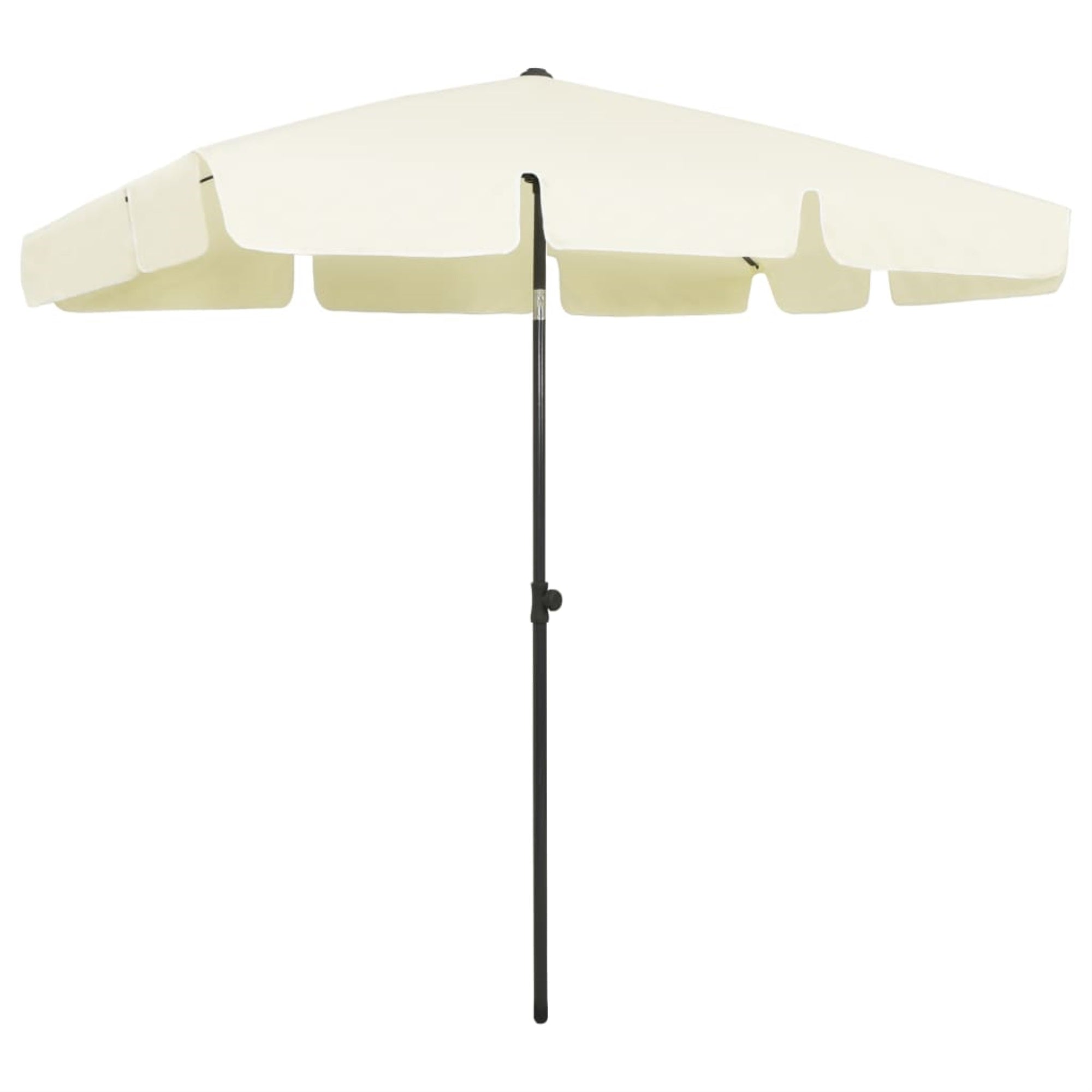 Vidaxl Beach Umbrella Sand Yellow 78.7'X49.2'