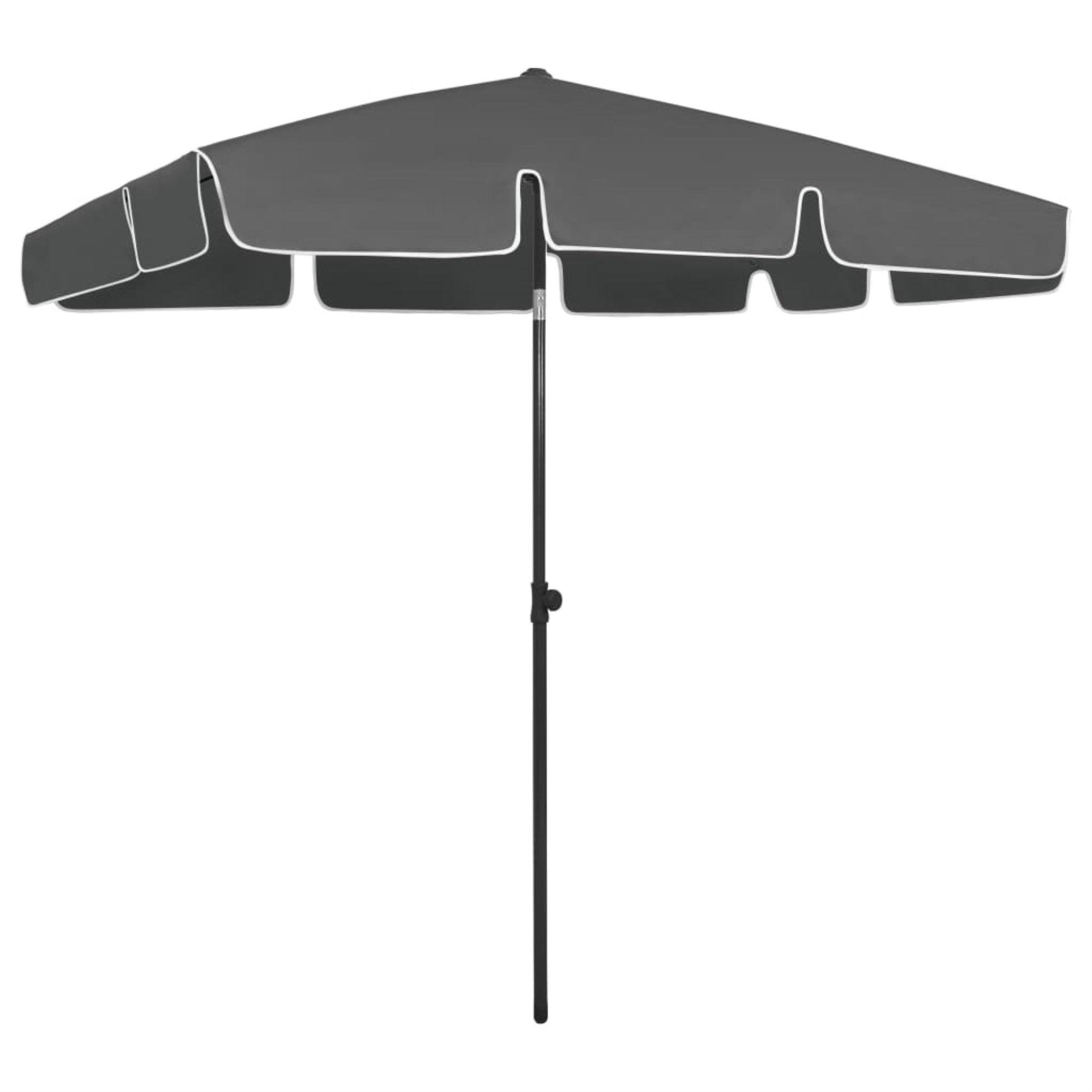 Vidaxl Beach Umbrella Anthracite 78.7'X49.2'