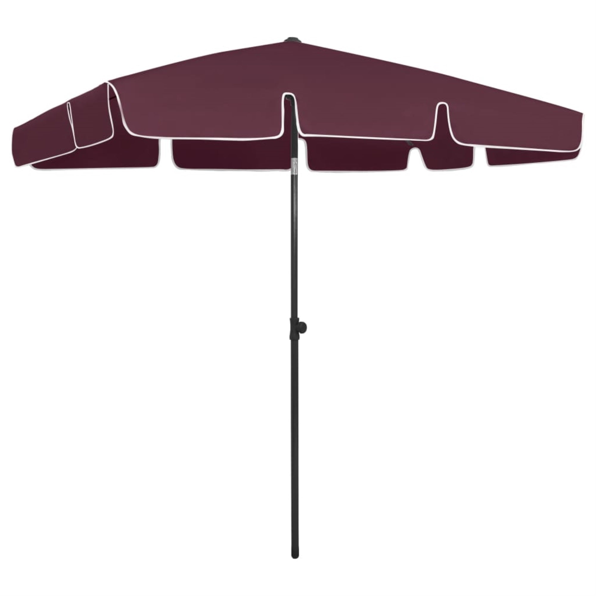 Vidaxl Beach Umbrella Bordeaux Red 78.7'X49.2'