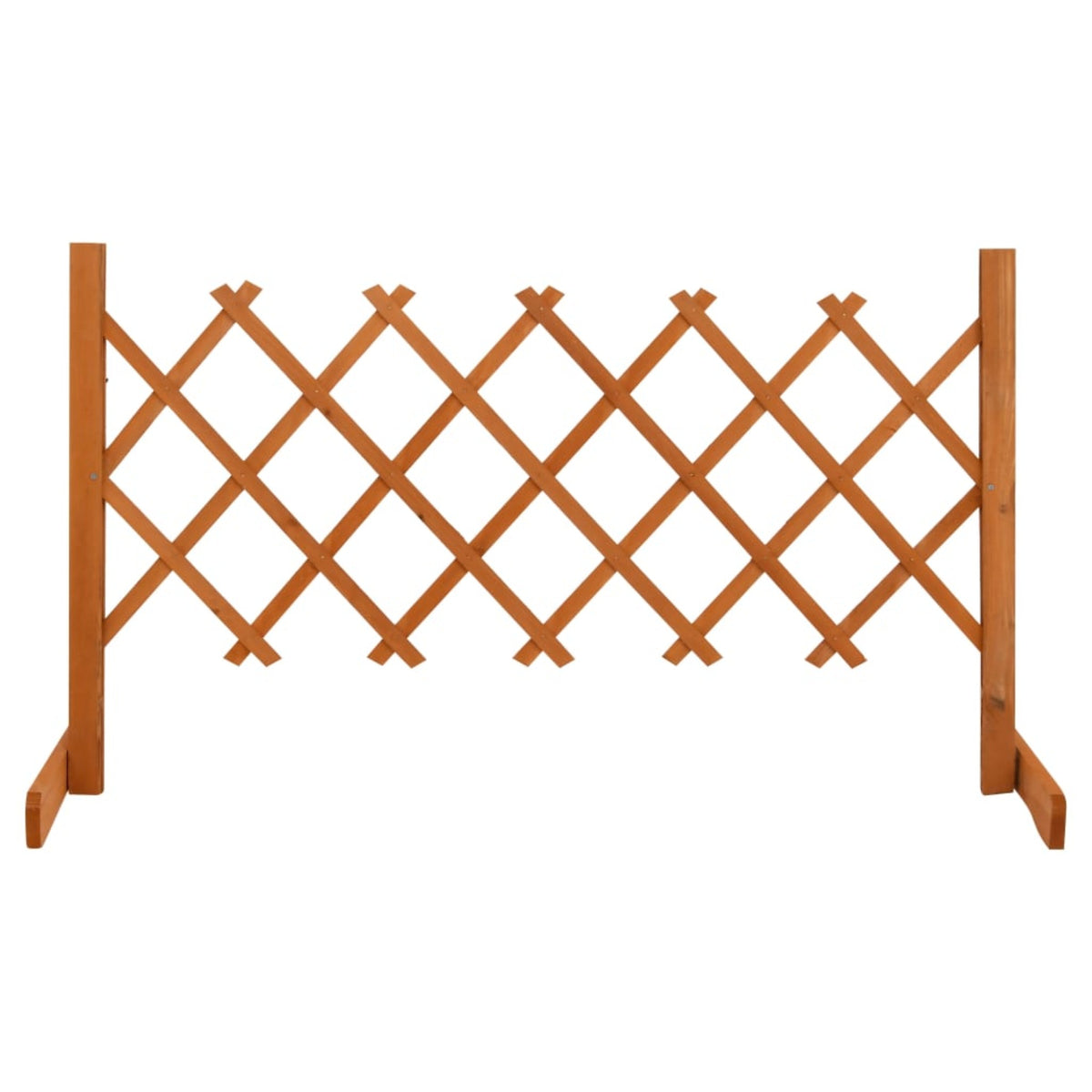 Vidaxl Garden Trellis Fence Orange 47.2'X23.6' Solid Firwood