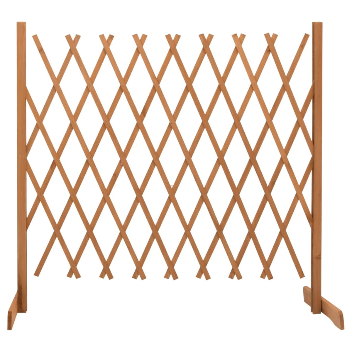 Vidaxl Garden Trellis Fence Orange 70.9'X39.4' Solid Firwood