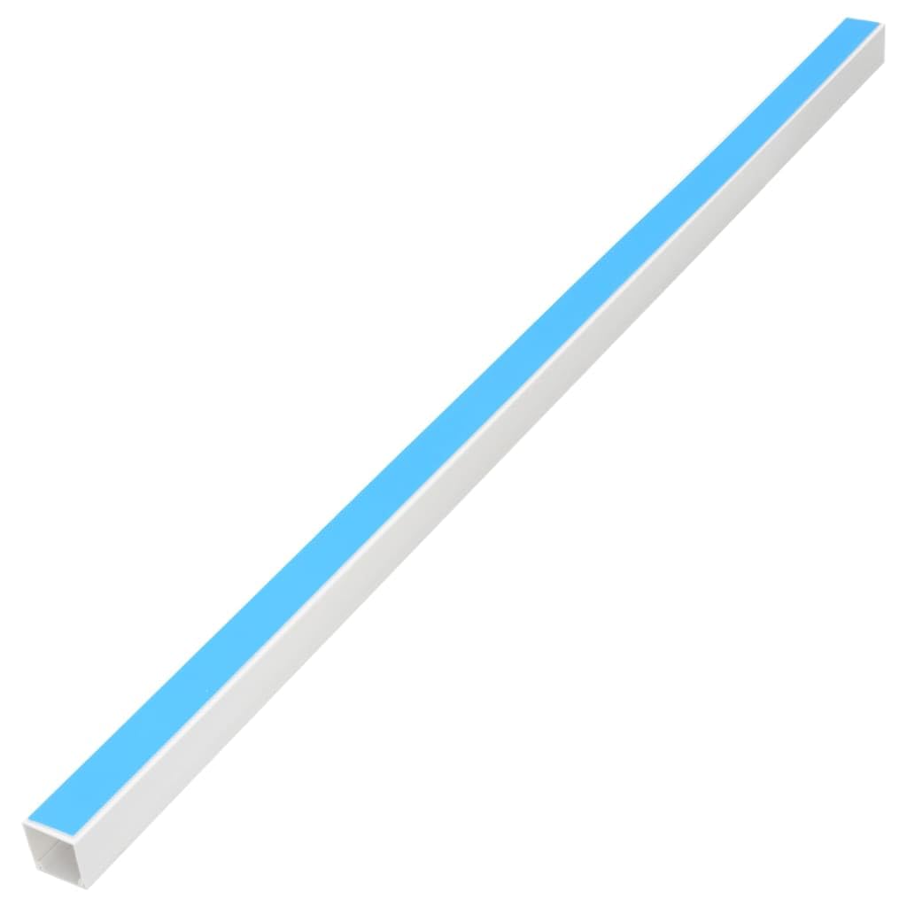 vidaXL Cable Trunking Self-Adhesive 0.8x0.4" 98.4 PVC"