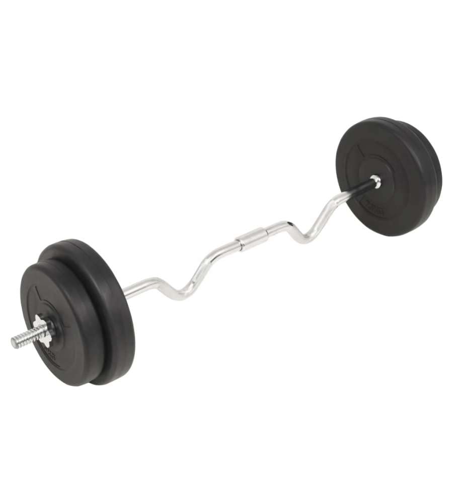 vidaXL Barbell Set 66.1 lb