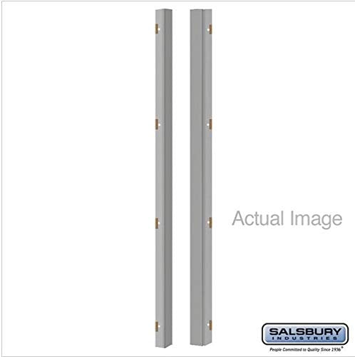 Front Filler - Vertical - Corner - for Heavy Duty Plastic Locker - Gray