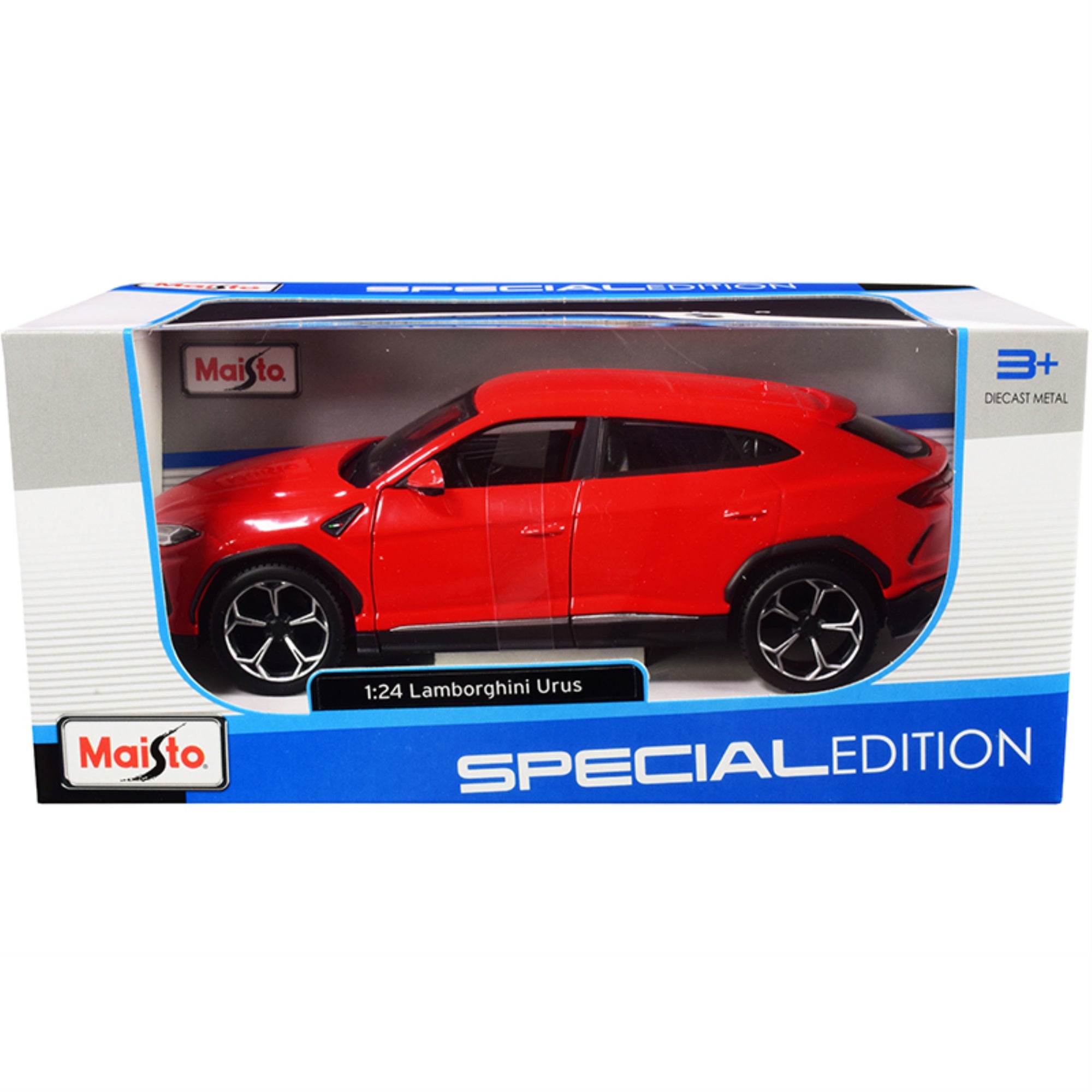 Lamborghini Urus Red \Special Edition\ Series 1/24 Diecast Model Car By Maisto'''