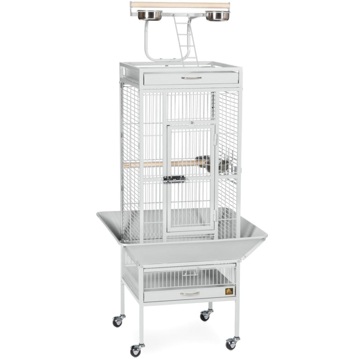 Select Bird Cage - Pewter White