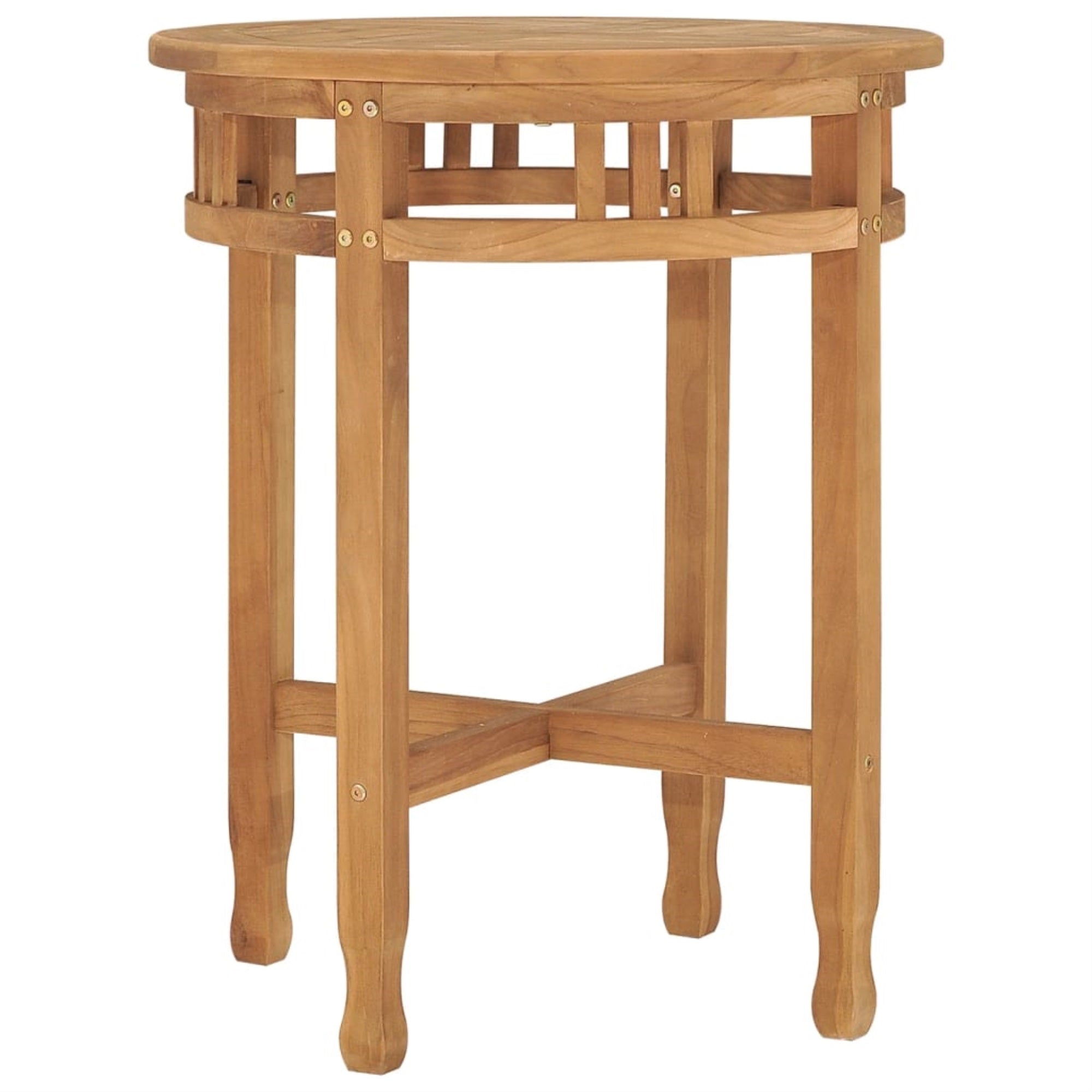 Vidaxl Bistro Table 23.6'X23.6' Solid Teak Wood