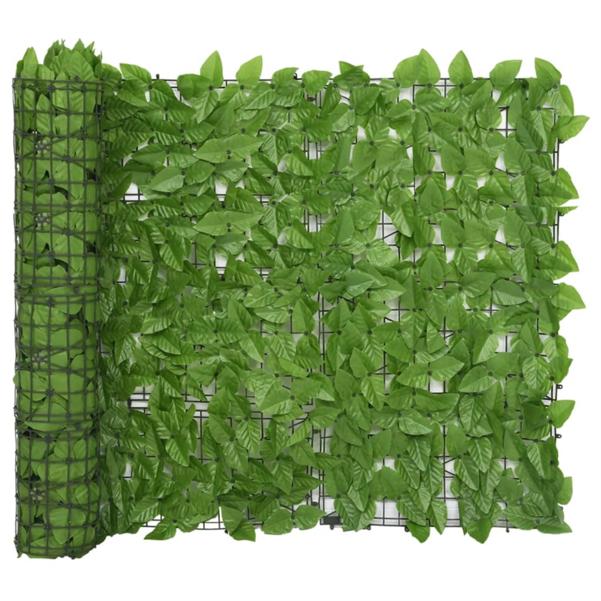 Vidaxl Balcony Screen With Green Leaves 157.5'X39.4'
