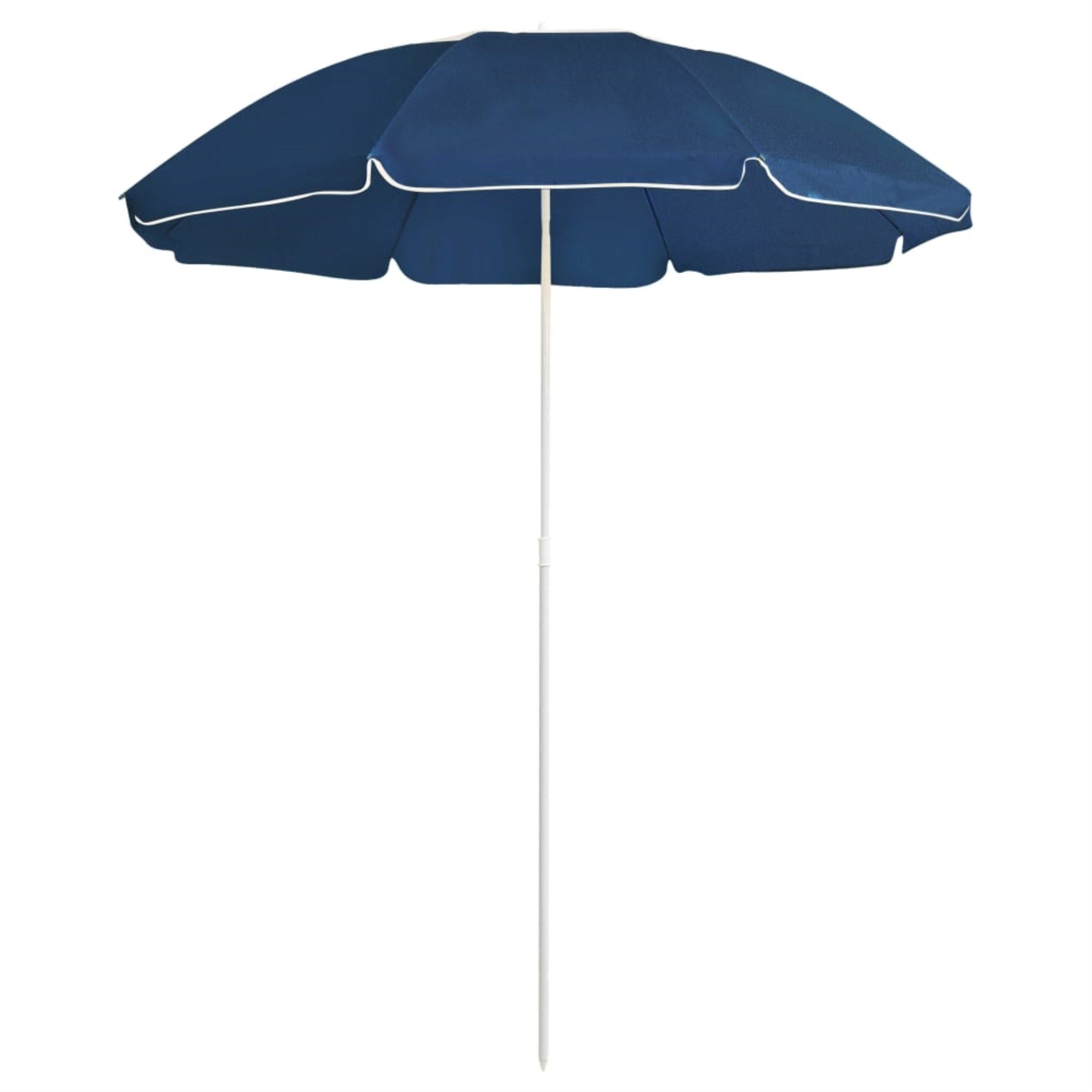 Vidaxl Outdoor Parasol With Steel Pole Blue 70.9'