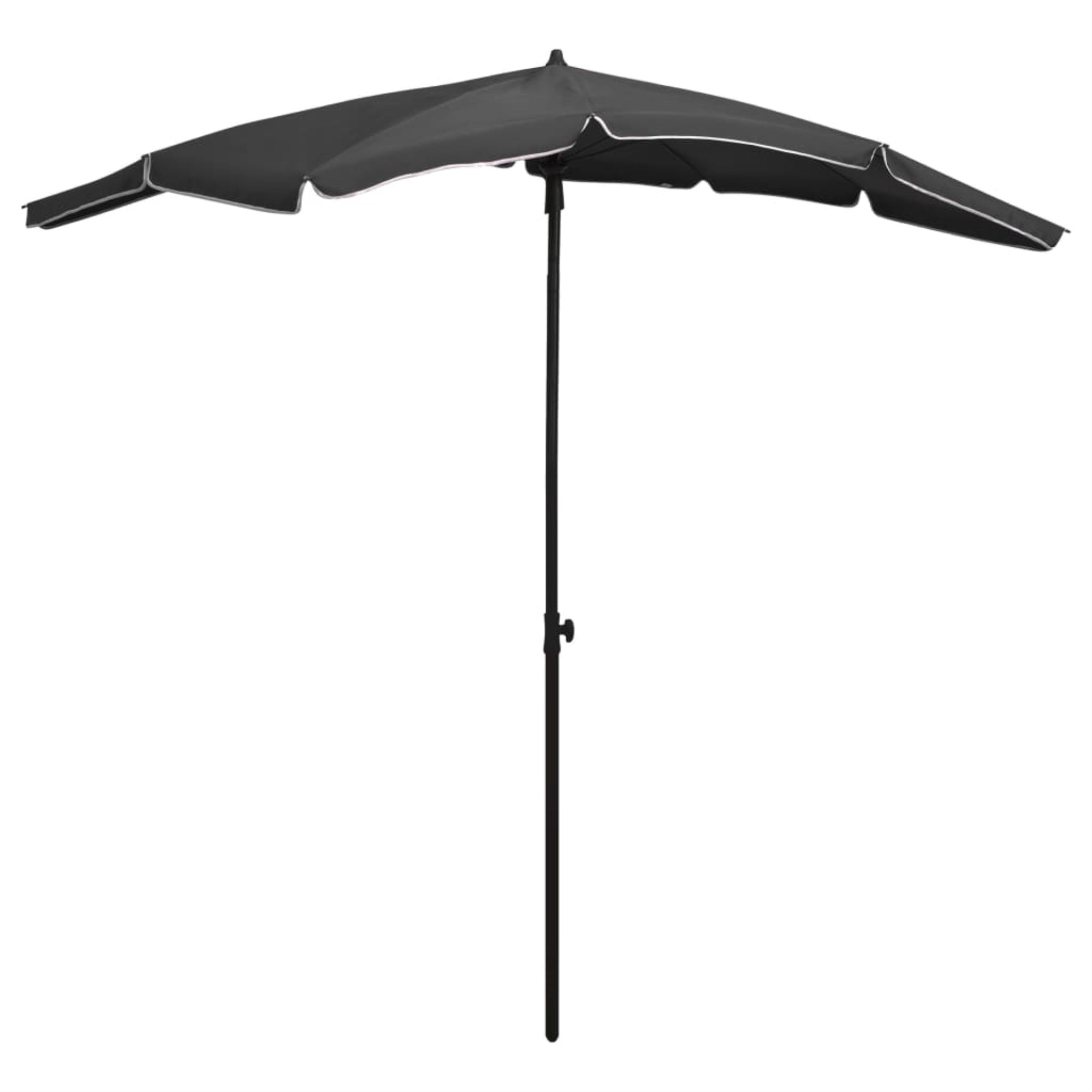 Vidaxl Garden Parasol With Pole 78.7'X51.2' Anthracite