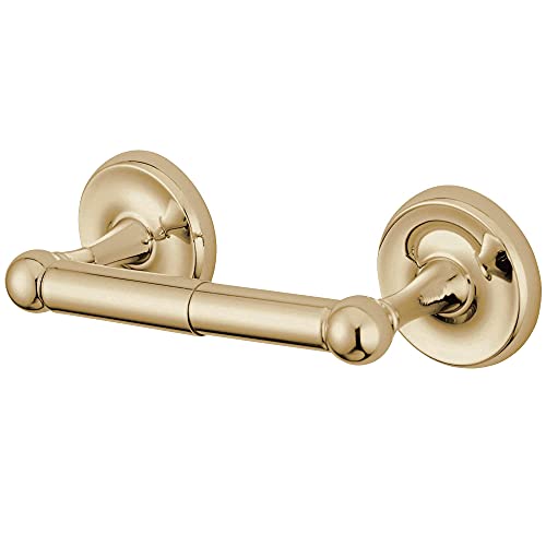 Kingston Brass Ba318Pb Classic Toilet Paper Holder, Polished Brass,9-1/4 Length