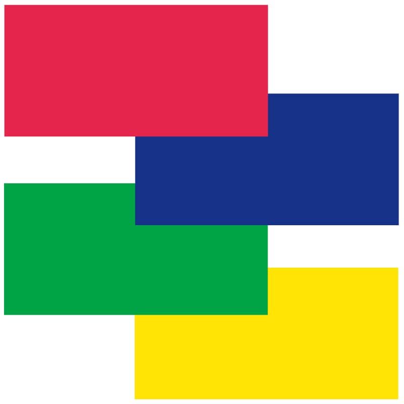 Fadeless Designs Paper Roll, Primary Assorted Colors, 48 Inches x 12 Feet