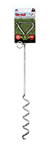 Prevue Pet Products 2112 Heavy-Duty 24 Spiral Tie-Out Stake