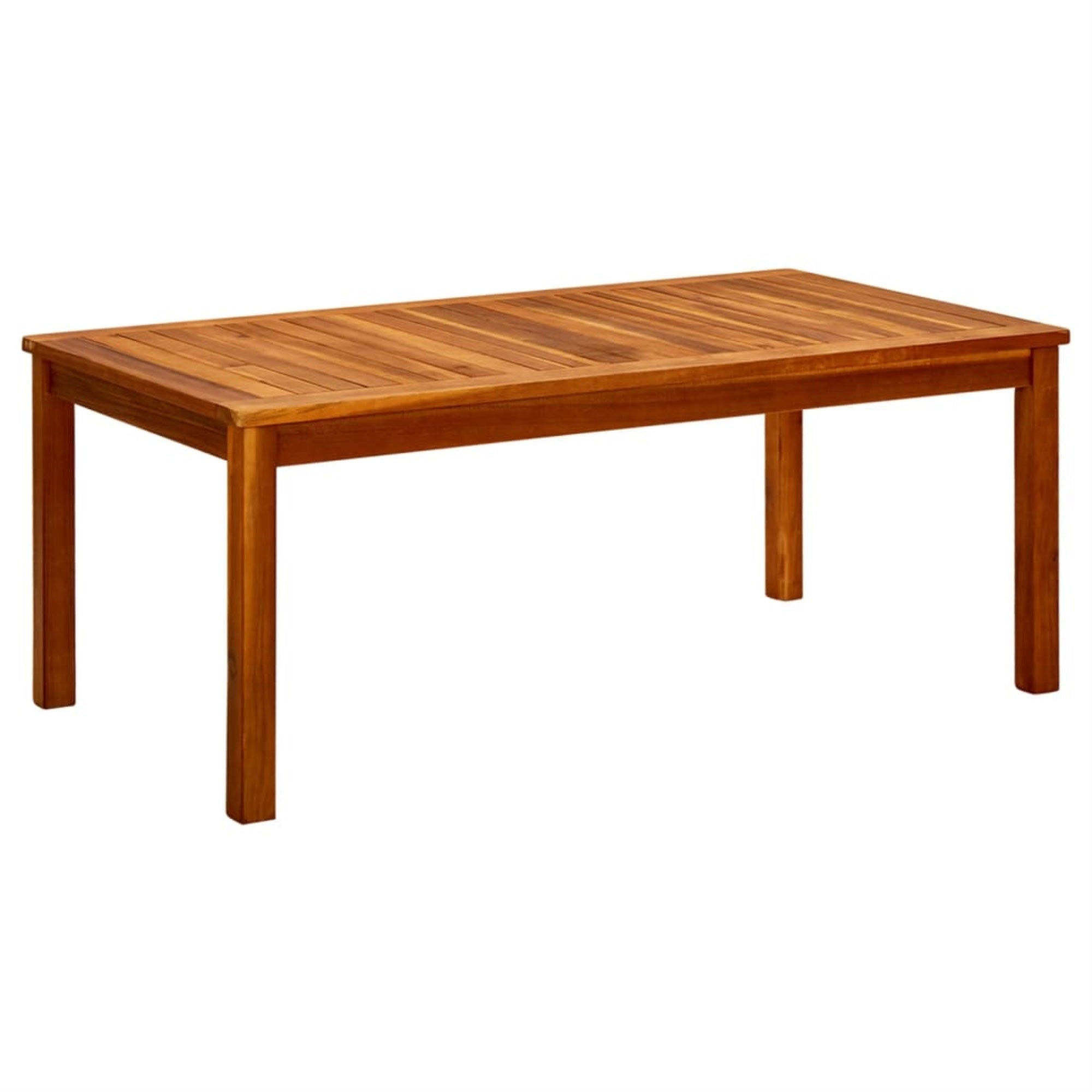 Vidaxl Garden Coffee Table 43.3'X23.6'X17.7' Solid Acacia Wood