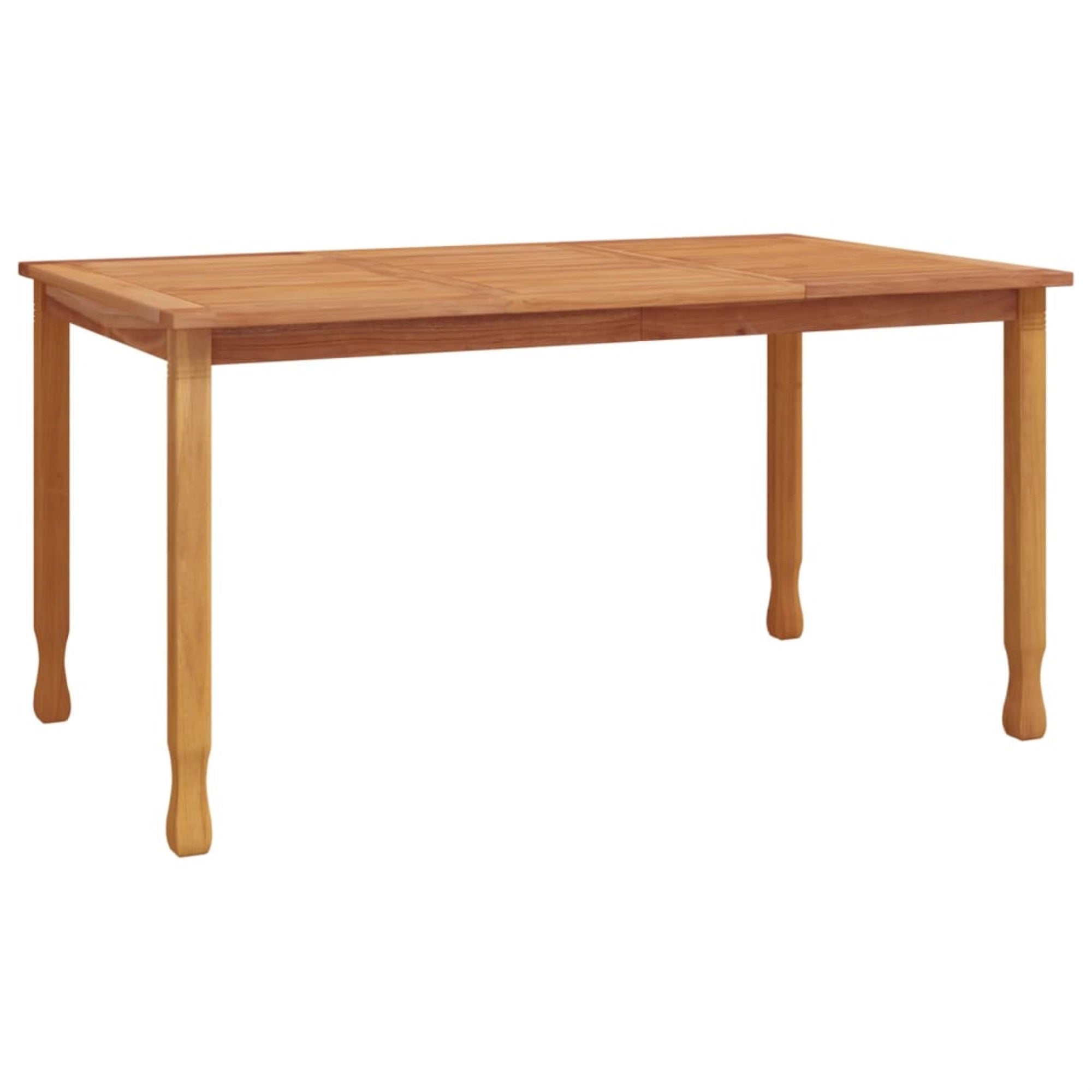 Vidaxl Patio Dining Table 59.1'X35.4'X29.5' Solid Wood Teak