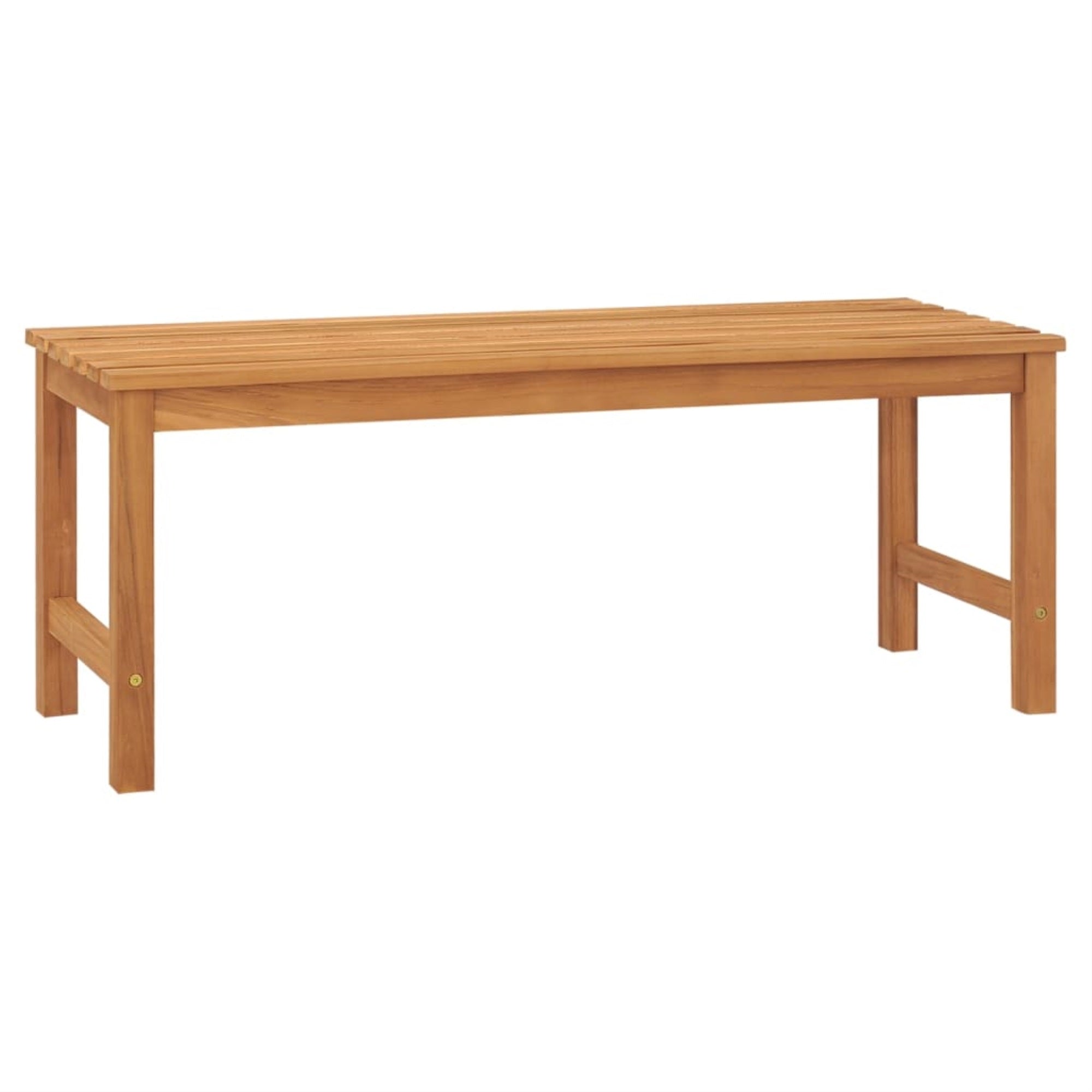 Vidaxl Patio Bench 44.9' Solid Teak Wood