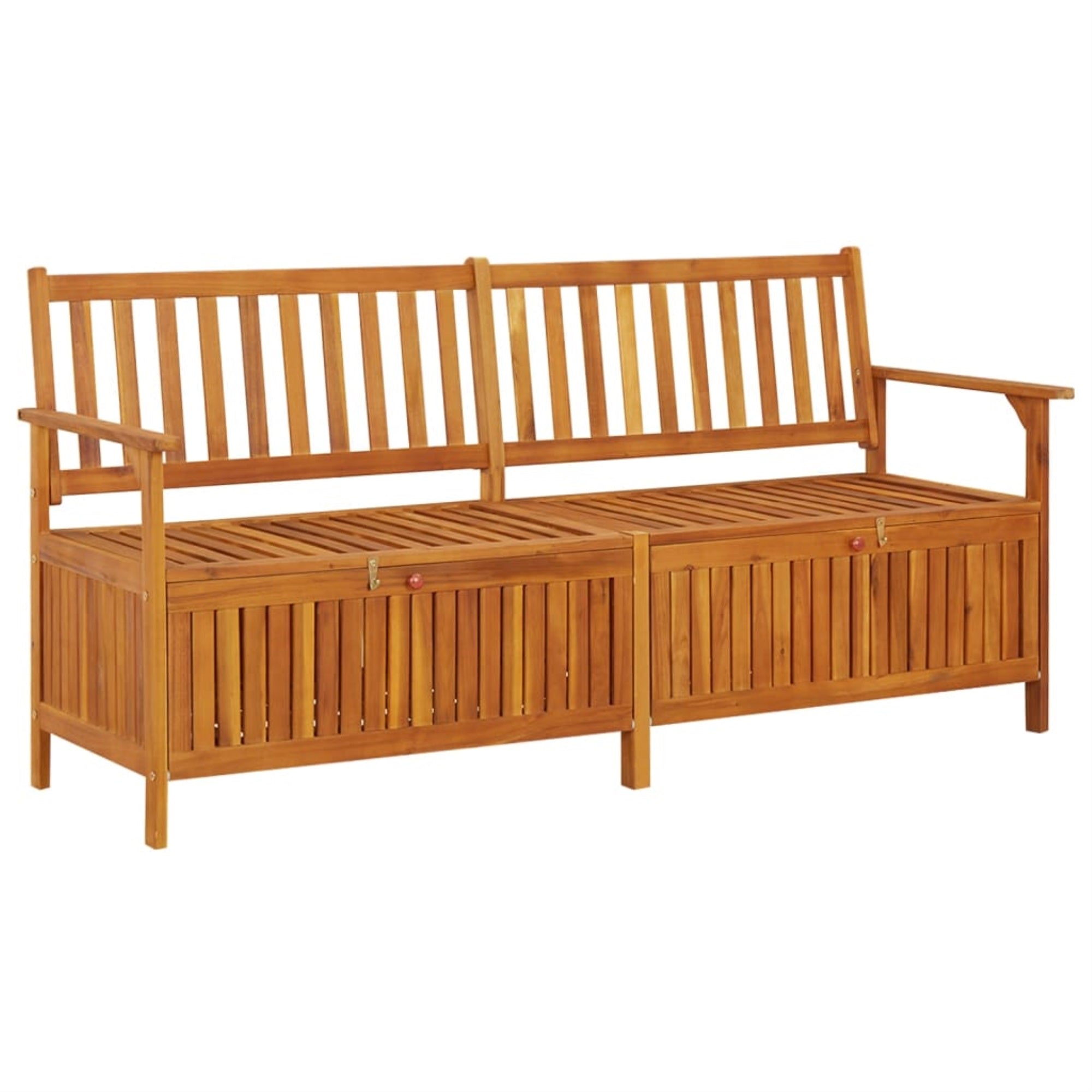 Vidaxl Storage Bench 66.9' Solid Wood Acacia