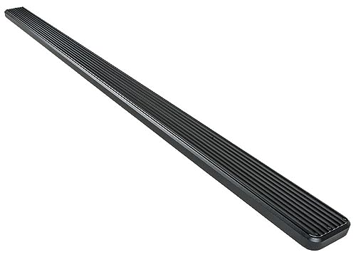 2015-2018 Ford F-150 SuperCrew Cab 6.5ft Bed / 2017-2018 Ford F-250/F-350 SuperCrew Cab 6.5ft Bed 6061 Aircraft Aluminum Black finishing iStep W2W 5 Inch  sidestep