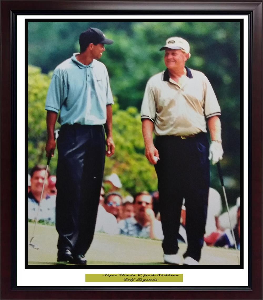 Jack Nicklaus And Tiger Woods Photo