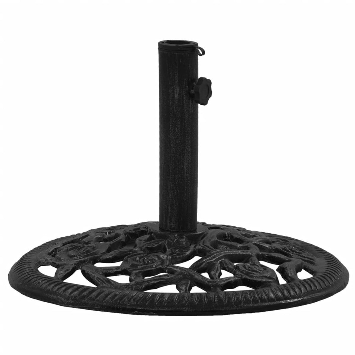 Vidaxl Umbrella Base Black 18.9'X18.9'X13' Cast Iron