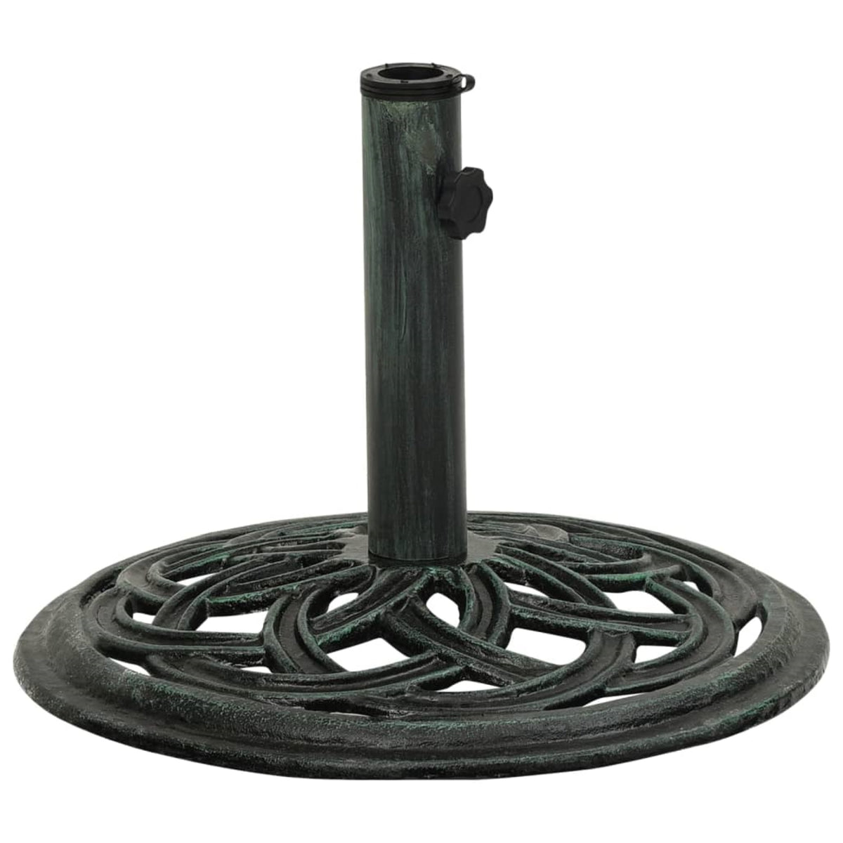 Vidaxl Umbrella Base Green 17.3'X17.3'X12.2' Cast Iron