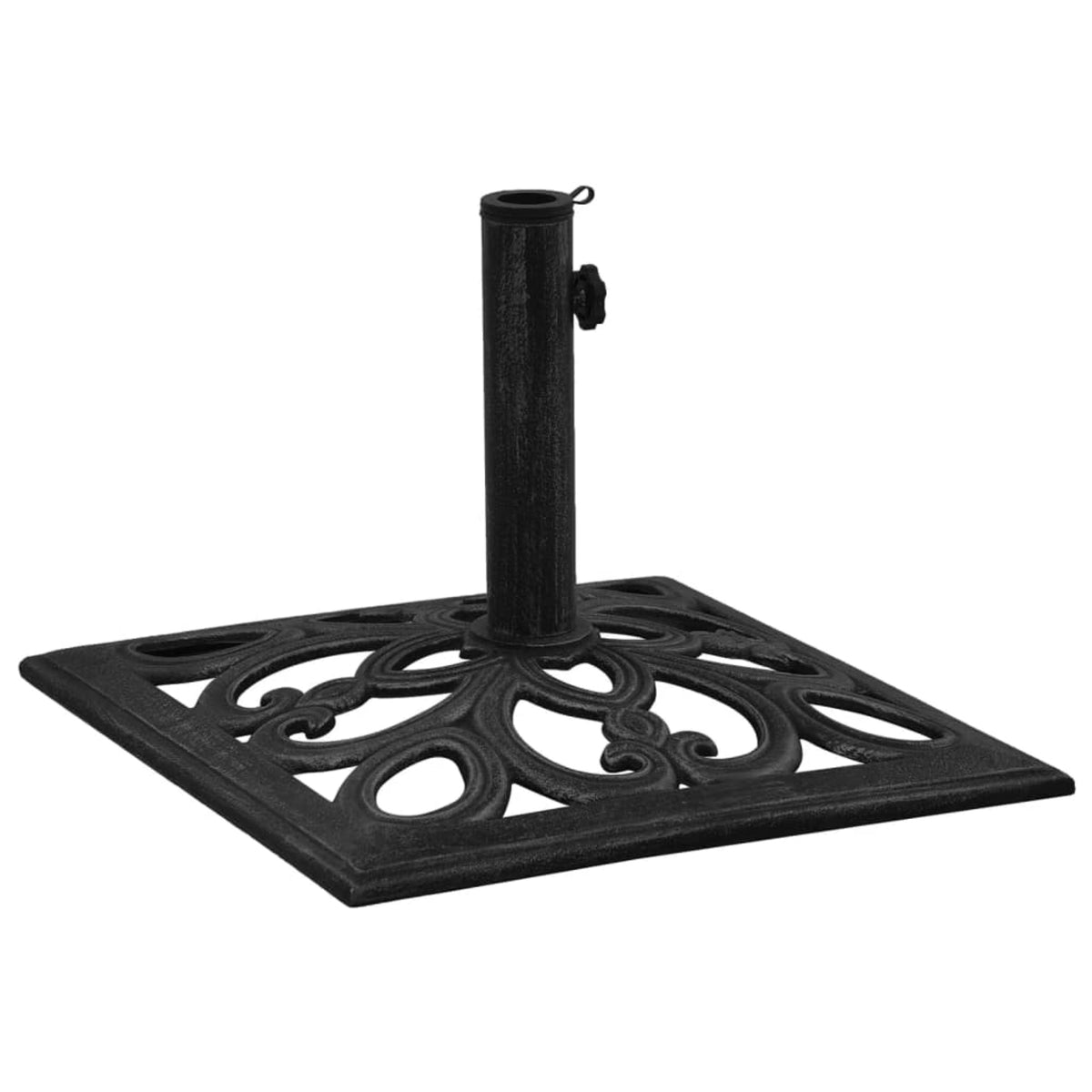 Vidaxl Umbrella Base Black 18.5'X18.5'X13' Cast Iron