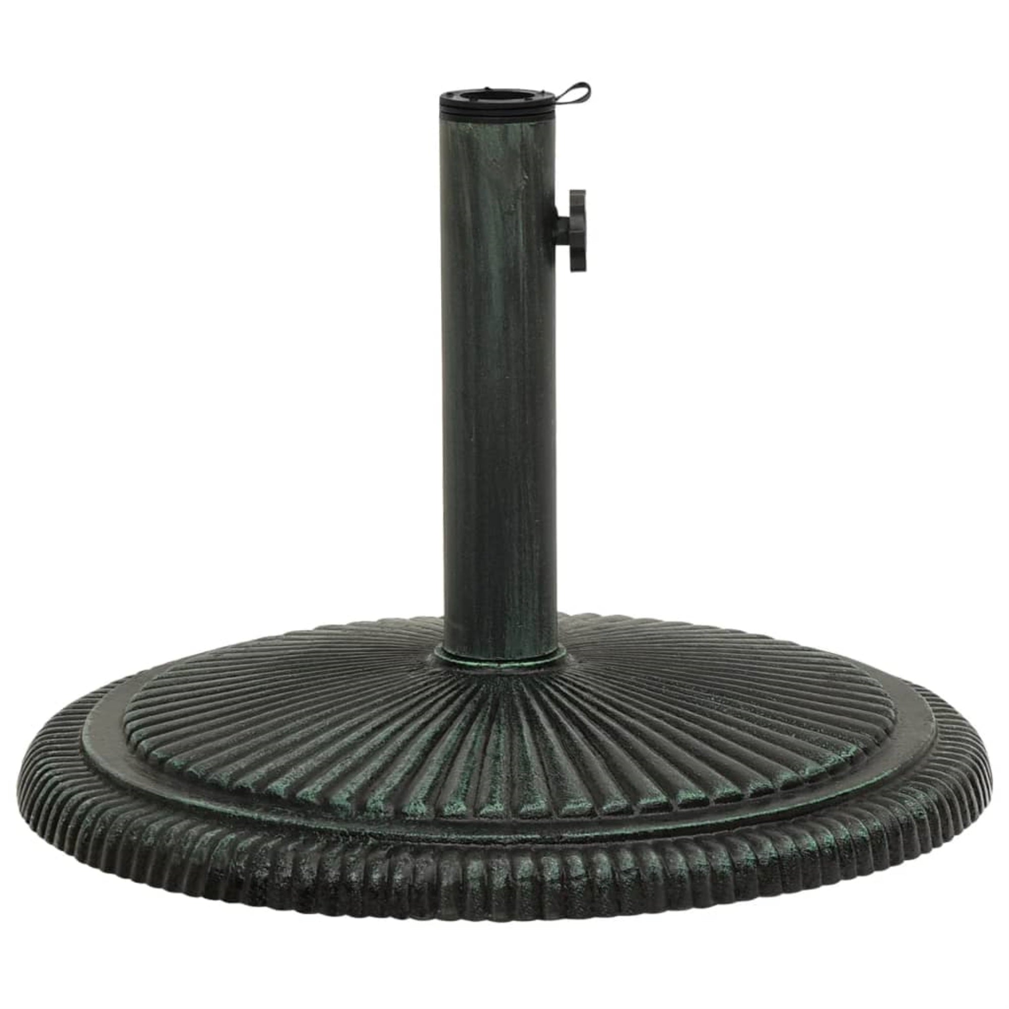 Vidaxl Umbrella Base Green 17.7'X17.7'X11.8' Cast Iron