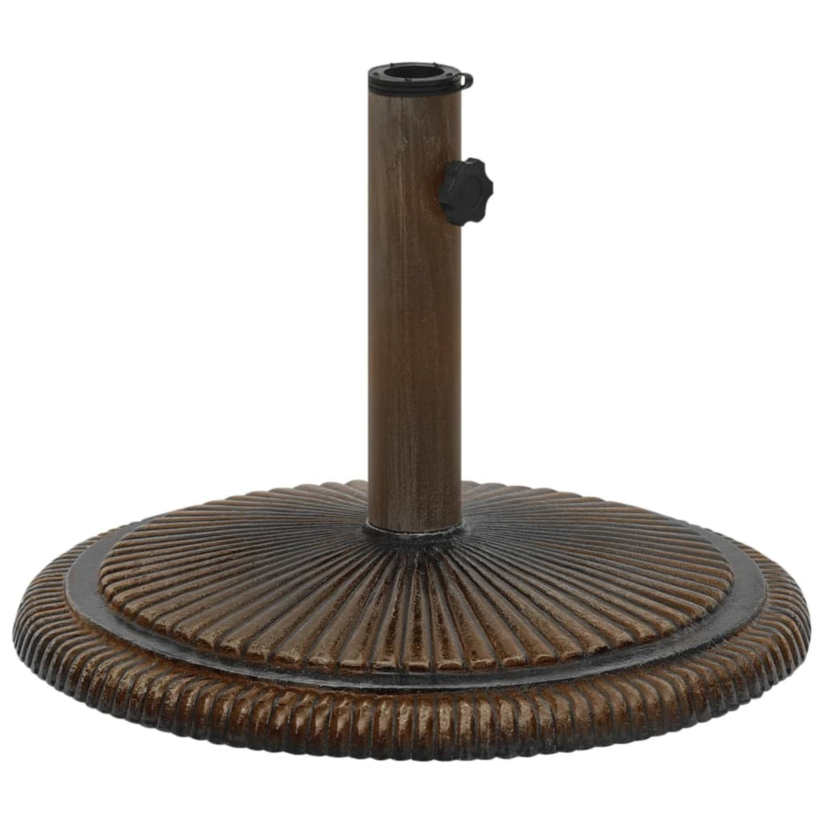 Vidaxl Umbrella Base Bronze 17.7'X17.7'X11.8' Cast Iron