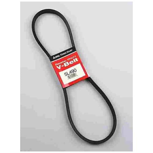 Mbl 5L490 (3490) Fractional Horsepower V-Belt, 5L Section, 2132 Width, 38 Height, 49 Length, Rubber