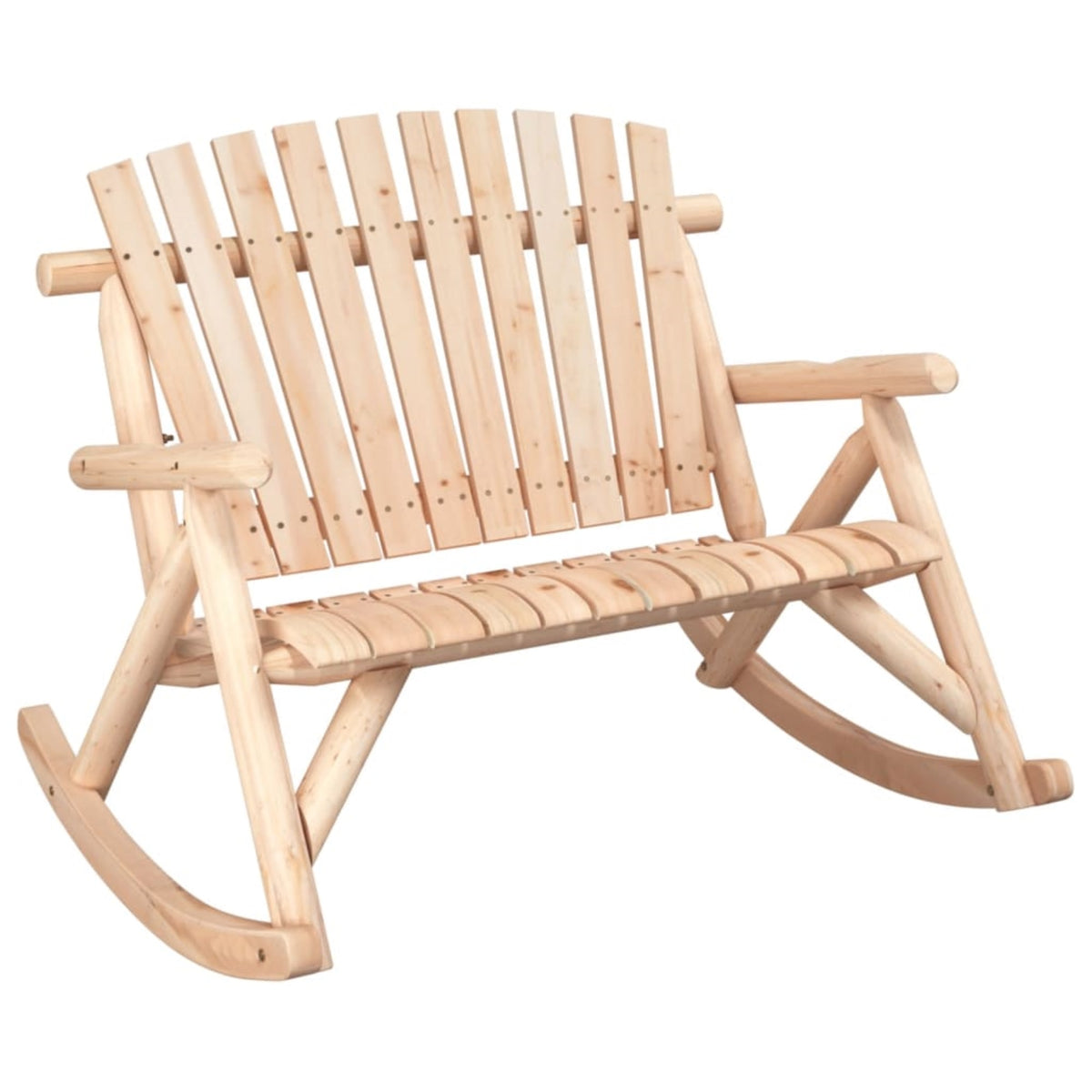 Vidaxl 3 Piece Patio Lounge Set Solid Wood Spruce