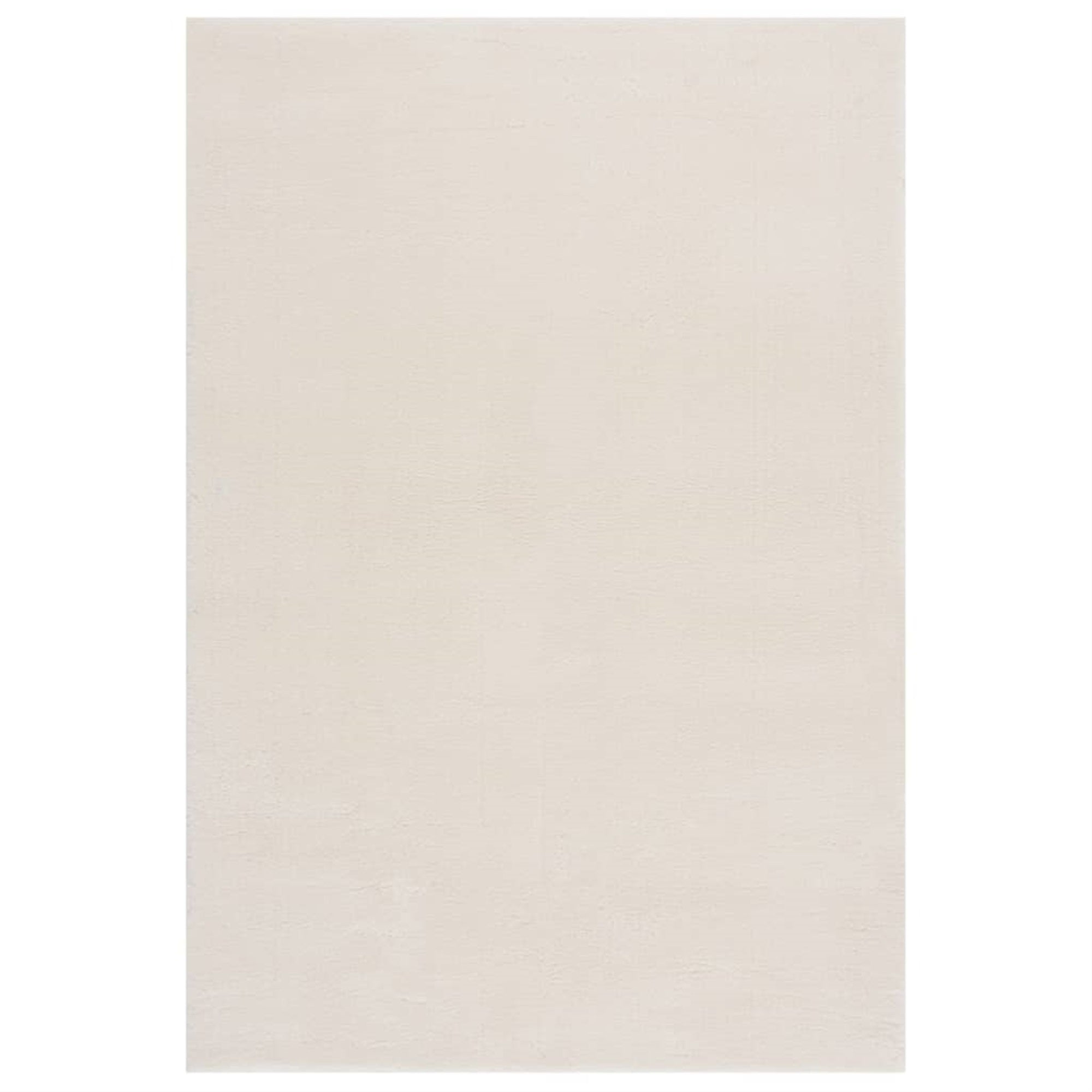 Vidaxl Washable Rug Soft Shaggy Cream 63'X90.6' Anti Slip