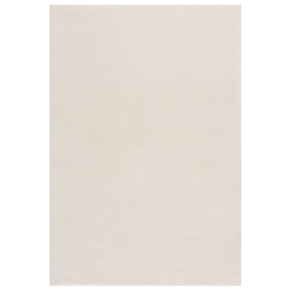 Vidaxl Washable Rug Soft Shaggy Cream 63'X90.6' Anti Slip