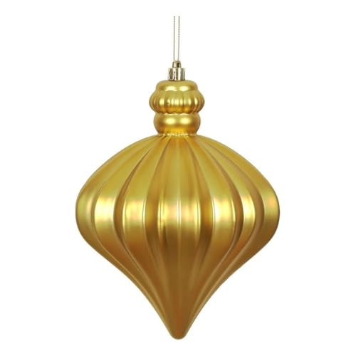 Casafoyer  6” Gold Matte Onion Drop 4/Bg - N175808D - (Pack Of 2)