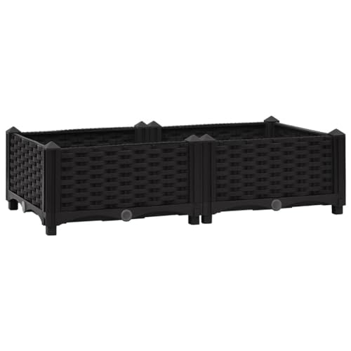 vidaXL Raised Bed 31.5x15.7”x9.1” Polypropylene